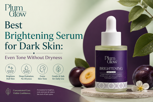 Brightening serum for dark skin
