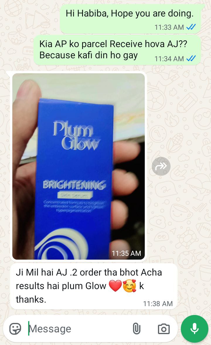 Happy Customer WhatsApp Review