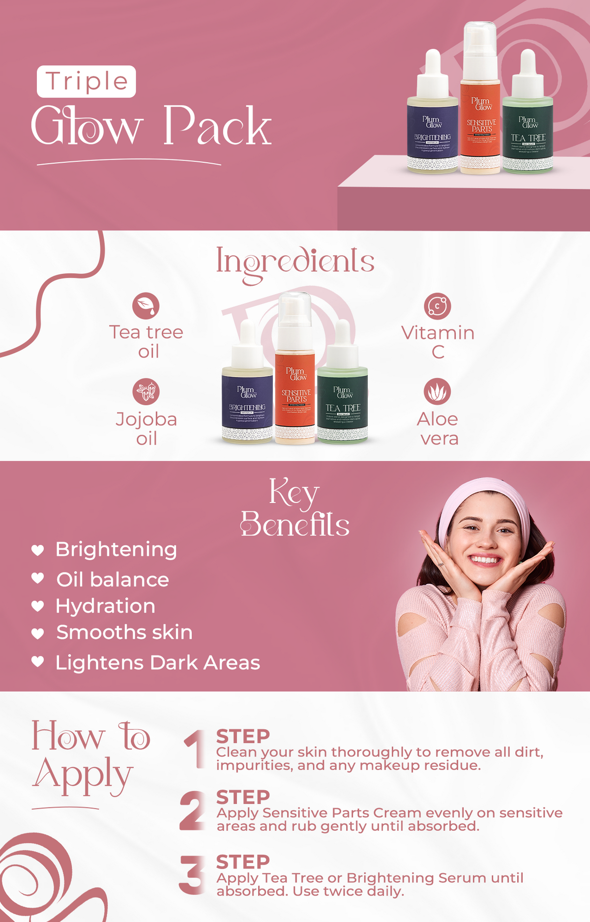 3-in-1 Glow Pack for All type of Radiant Skin